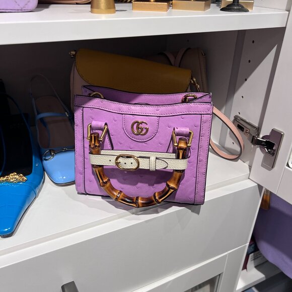 Stunning Gucci Tote Double G Diana Mini, comes with two straps - Picture 3 of 11